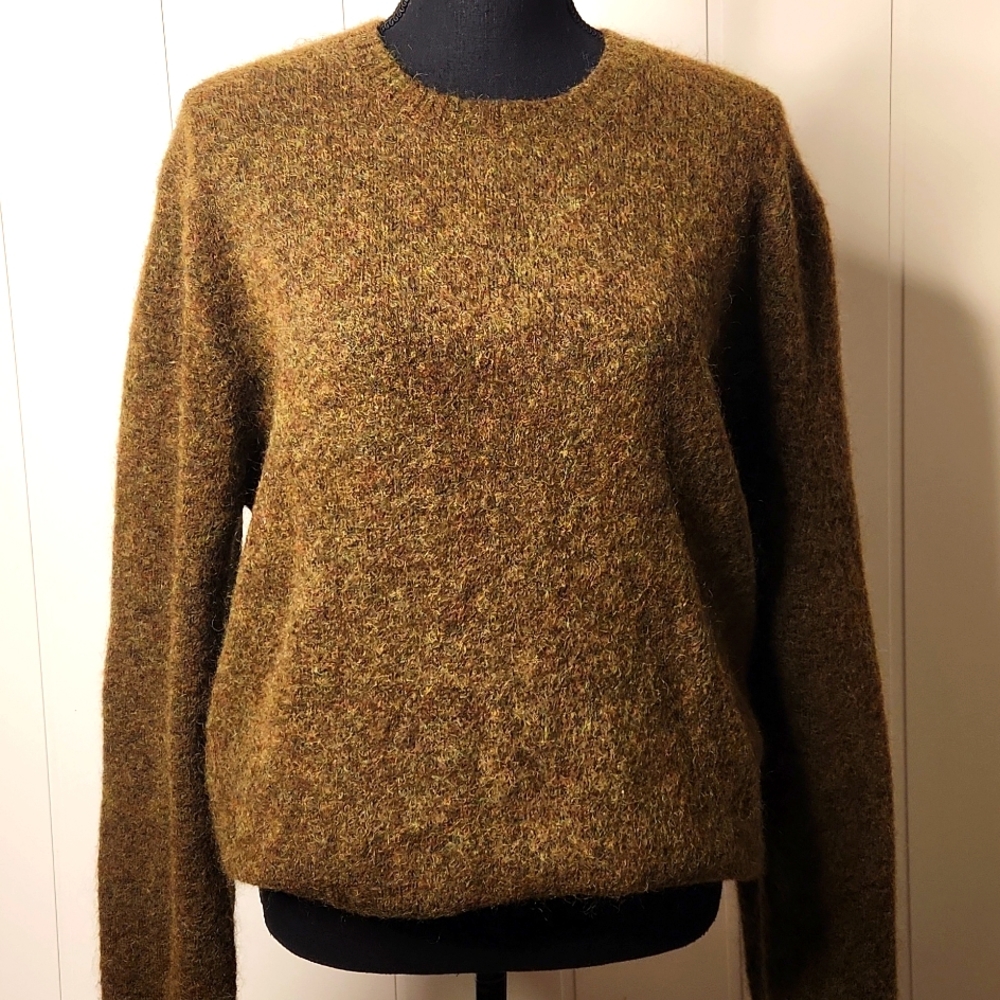 WESC  Wool Chunky Cozy Knit Fluffy Oversized Pullover Gift Ready Sweater
